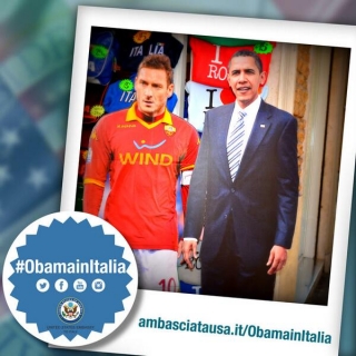 Barak Obama Françesko Totti üçün Romaya gəlir